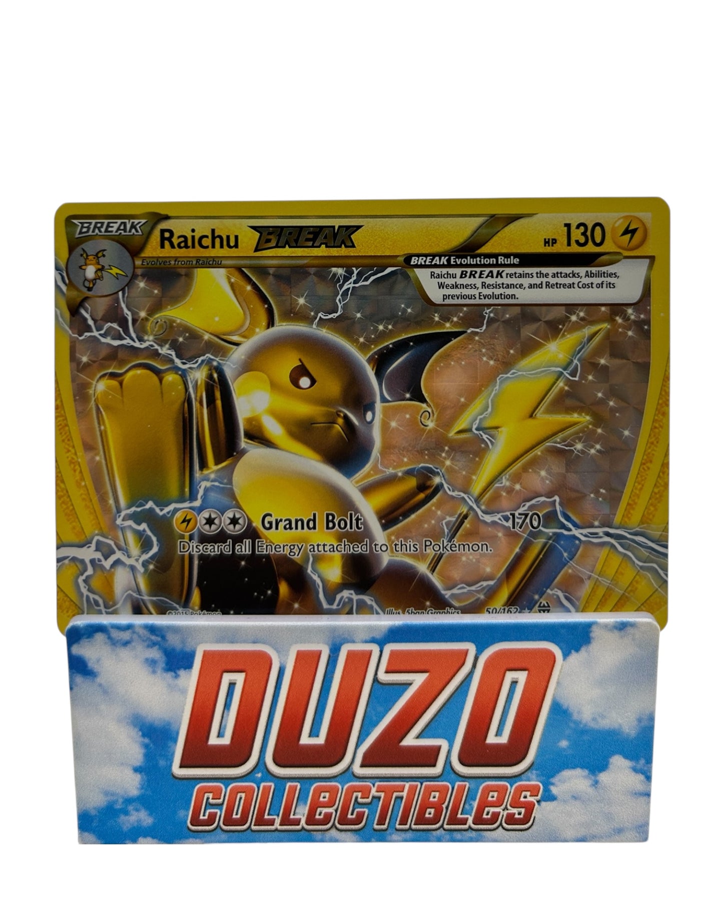 Raichu Break Holo 2015 Pokemon XY Evolution No.50/162