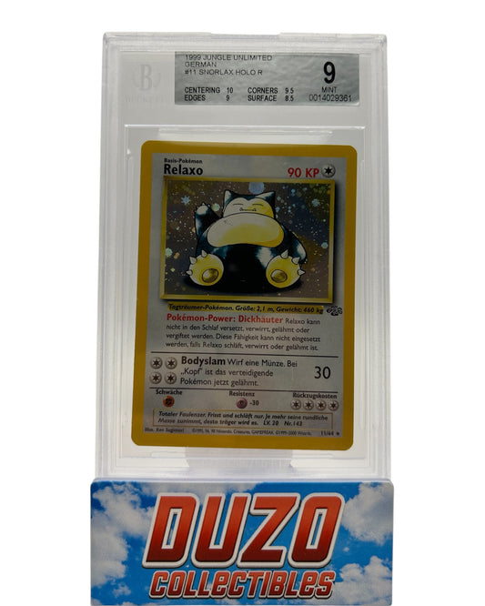 Relaxo Holo 1999 Nintendo Jungle Unlimited No.11 Beckett 9