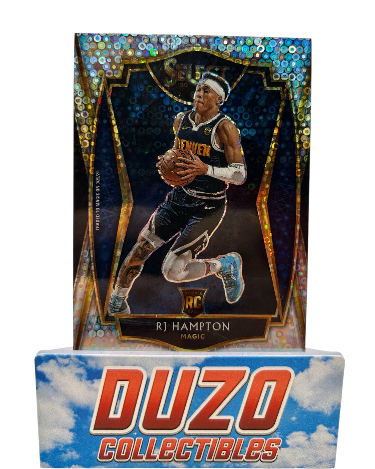 RJ Hampton Rookie Disco Premier Level 2021 Panini Select No.195
