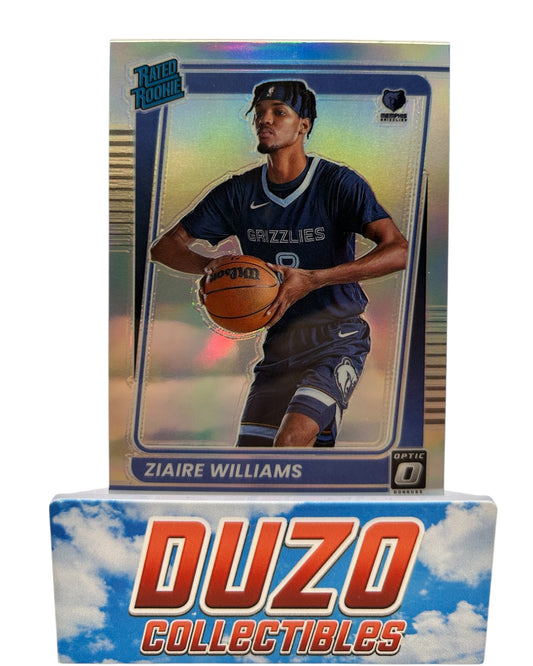 Ziaire Williams Silver Rated Rookie 2021-22 Panini Donruss Optic No.198