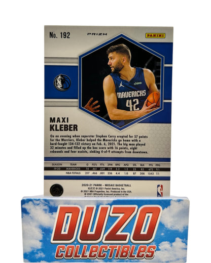 Maxi Kleber Gold Wave 2020-21 Panini Mosaic No.192