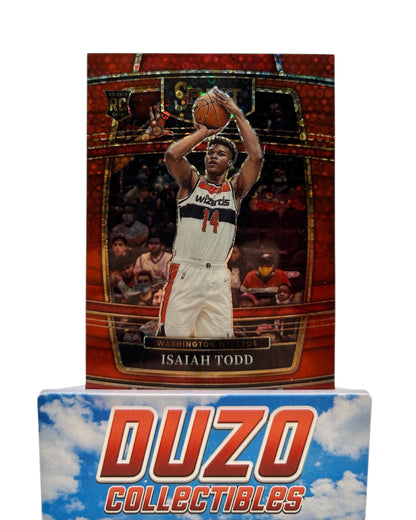 Isaiah Todd Rookie Red Disco /49 2021-22 Panini Select No.65