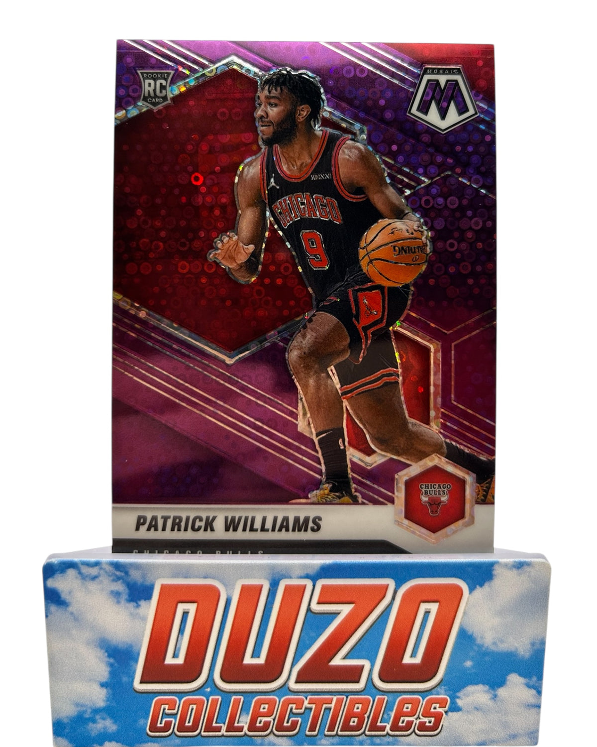 Patrick Williams Purple Disco /50 2020-21 Panini Mosaic No.206