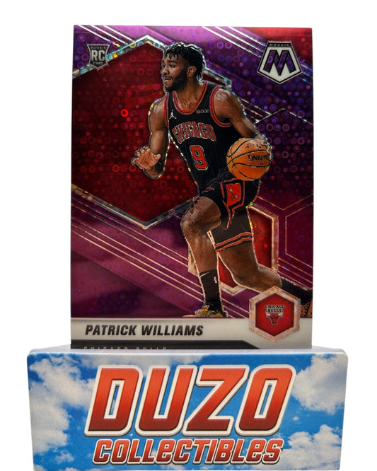 Patrick Williams Purple Disco /50 2020-21 Panini Mosaic No.206