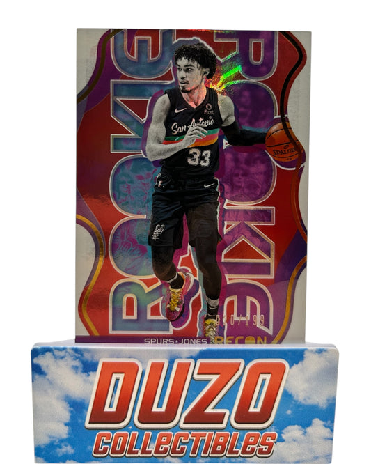 Tre Jones Rookies /199 2020-21 Panini Recon No.34