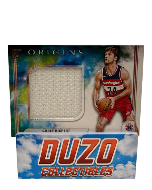 Corey Kispert Rookie Patch 2021-22 Panini Origins No.JJ-KIS
