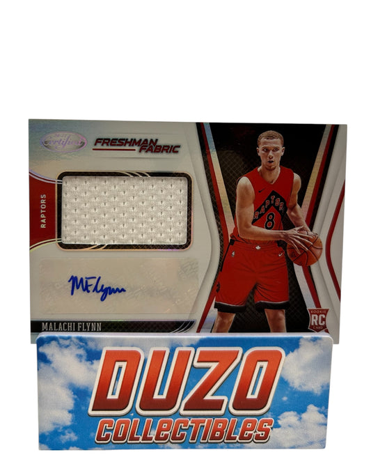 Malachi Flynn Rookie Patch Auto 2020-21 Panini Certified No.FF-FLY