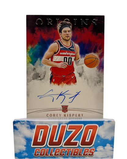 Corey Kispert Rookie OnCard Auto 2021-22 Panini Origins No.RA-KIS