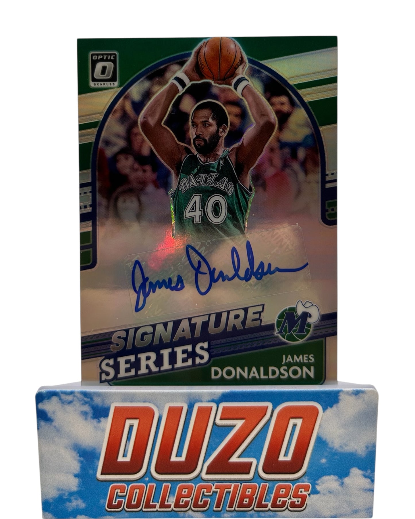 James Donaldson Silver Auto 2021-22 Panini Donruss Optic No.SS-JDL