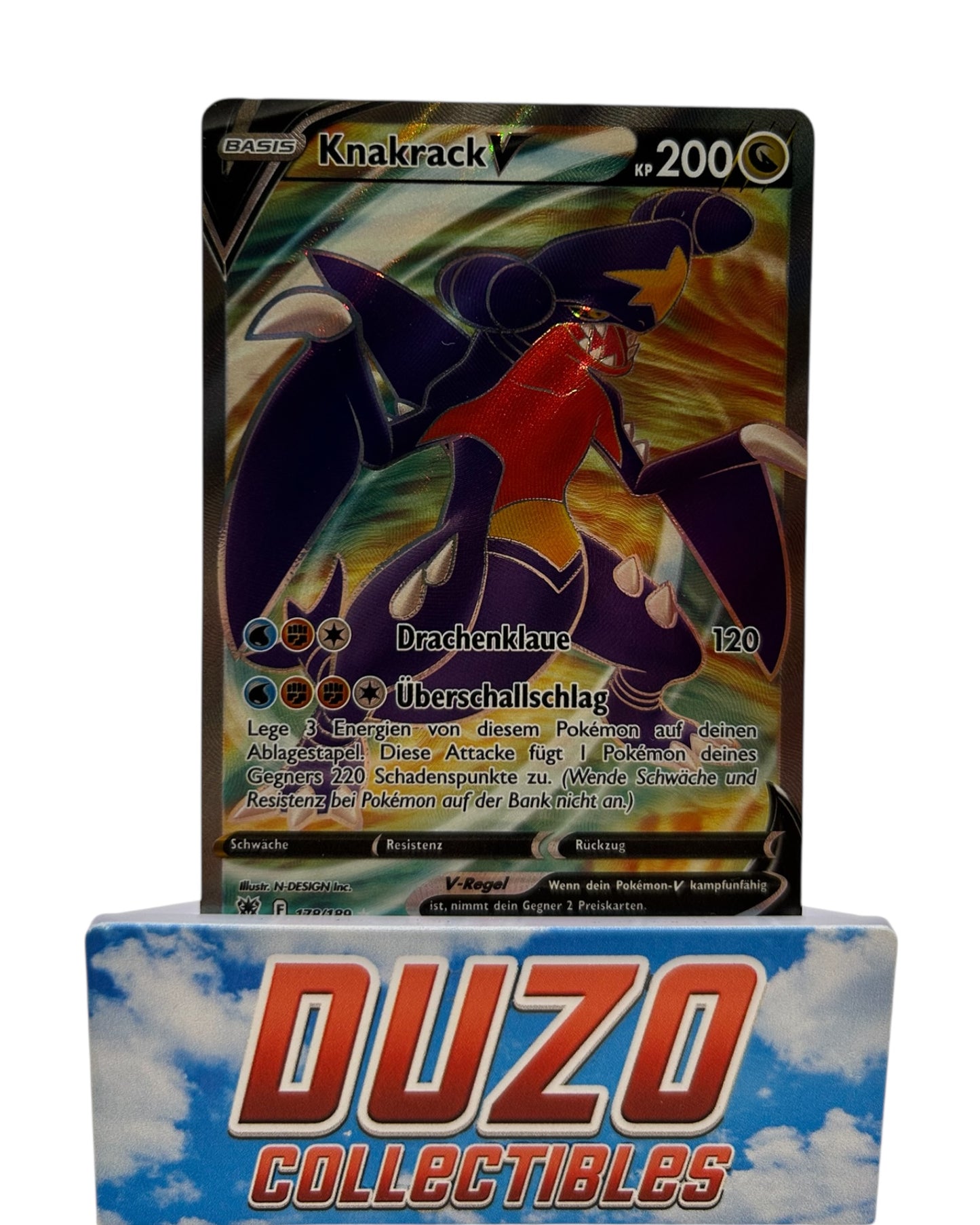 Knackrack V Full Art 2022 Pokemon Astral Radience No.178/189