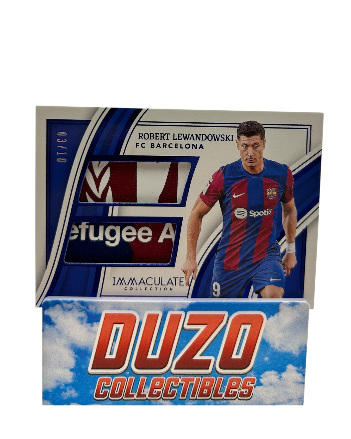 Robert Lewandowski Dual Patch /10 2023-24 Panini Immaculate No.JD-RL
