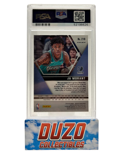 Ja Morant Rookie Mosaic 2019 Panini Mosaic No.219 PSA10
