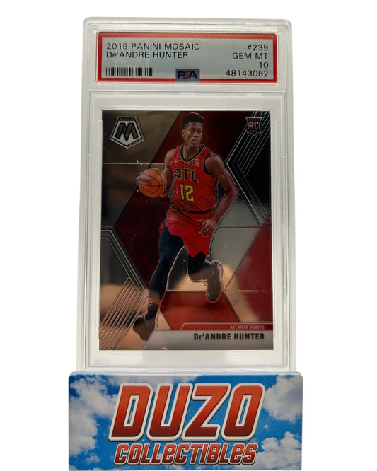 De'Andre Hunter Rookie 2019 Mosaic No.239 PSA10