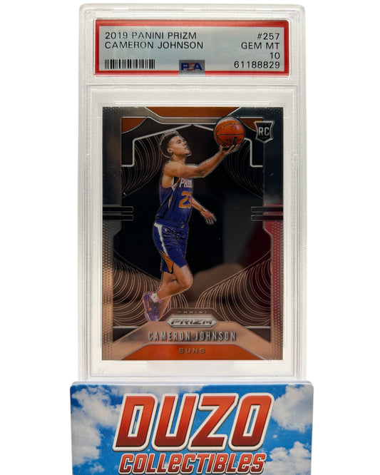 Cameron Johnson Rookie 2019 Panini Prizm No.257 PSA10