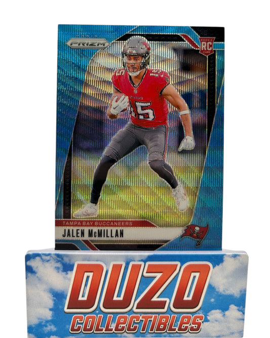 Jalen McMillan Rookie Blue Wave /230 2024 Panini Prizm No.338