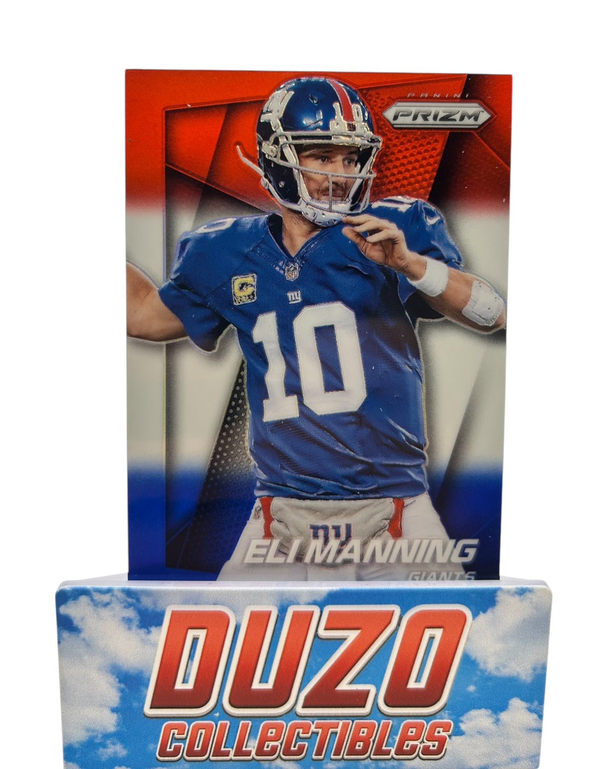 Eli Manning Red&White&Blue 2014 Panini Prizm No.23