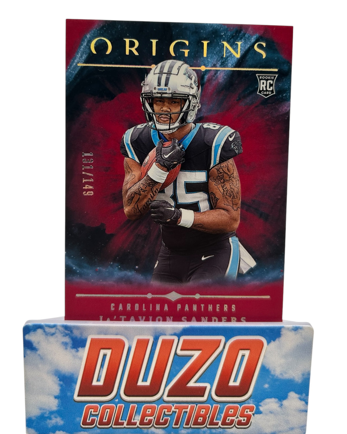 Ja'Tavion Sanders Red /149 2024 Panini Origins No.140
