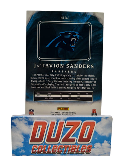 Ja'Tavion Sanders Red /149 2024 Panini Origins No.140