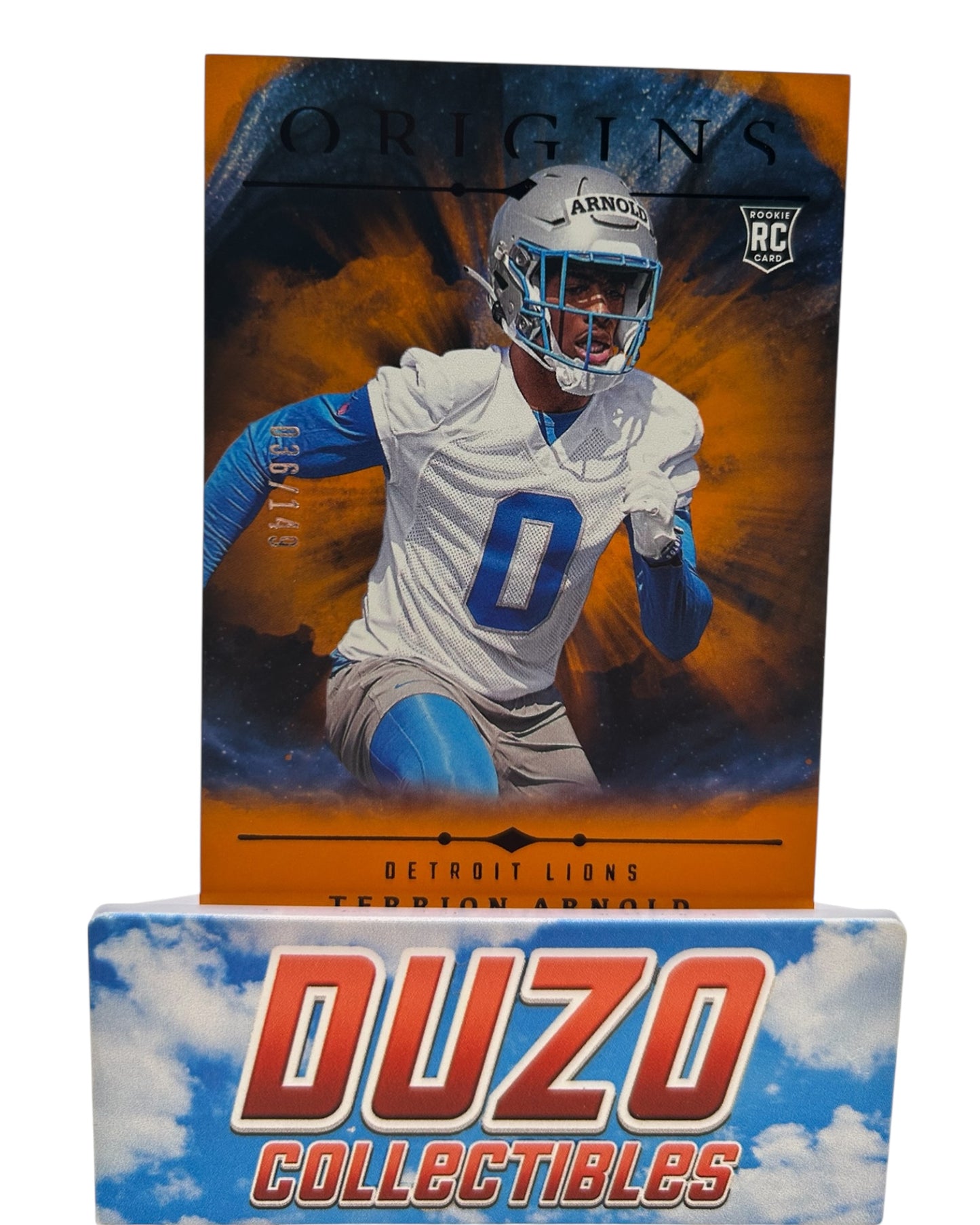 Terrion Arnold Rookie Orange /149 2024 Panini Origins No.130