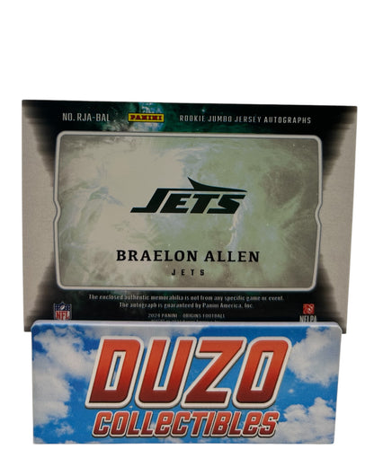 Braelon Allen Rookie Patch Auto 2024 Panini Origins No.RJA-BAL