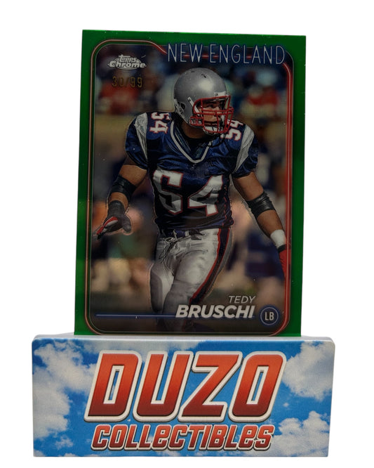 Tedy Bruschi Green /99 2024 Topps Chrome No.124