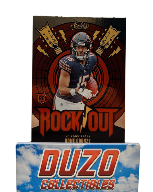 Rome Odunze Rookie Rock Out 2024 Panini Absolute No.RO-ROE