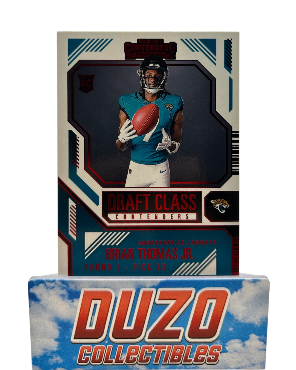 Brian Thomas Jr. Rookie Red Draft Class Contenders 2024 Panini Contenders No.14