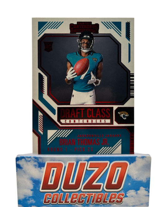 Brian Thomas Jr. Rookie Red Draft Class Contenders 2024 Panini Contenders No.14