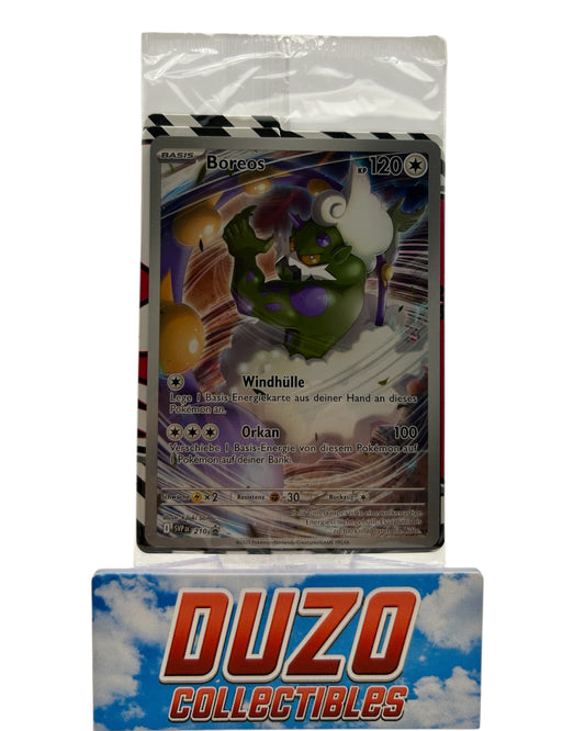 Boreos Alt Art Promo Sealed 2025 Pokemon Weiße Flammen No.210 + Trenner