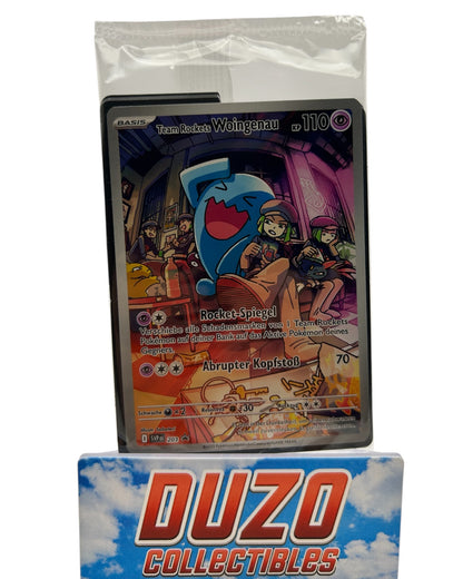 Team Rockets Woingenau Alt Art Promo Sealed 2025 Pokemon Ewige Rivalen No.203 + Trenner