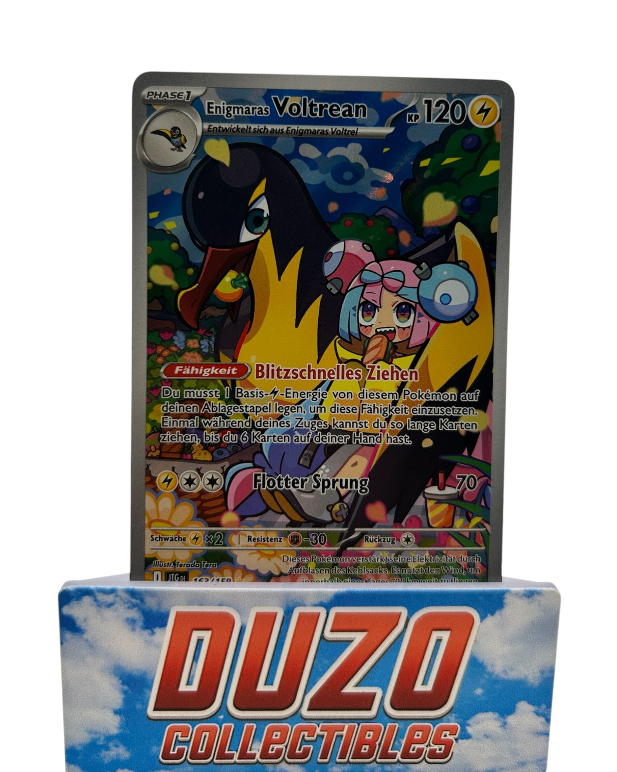Enigmaras Voltrean Art Rare 2025 Pokemon Journey Together No.163/159