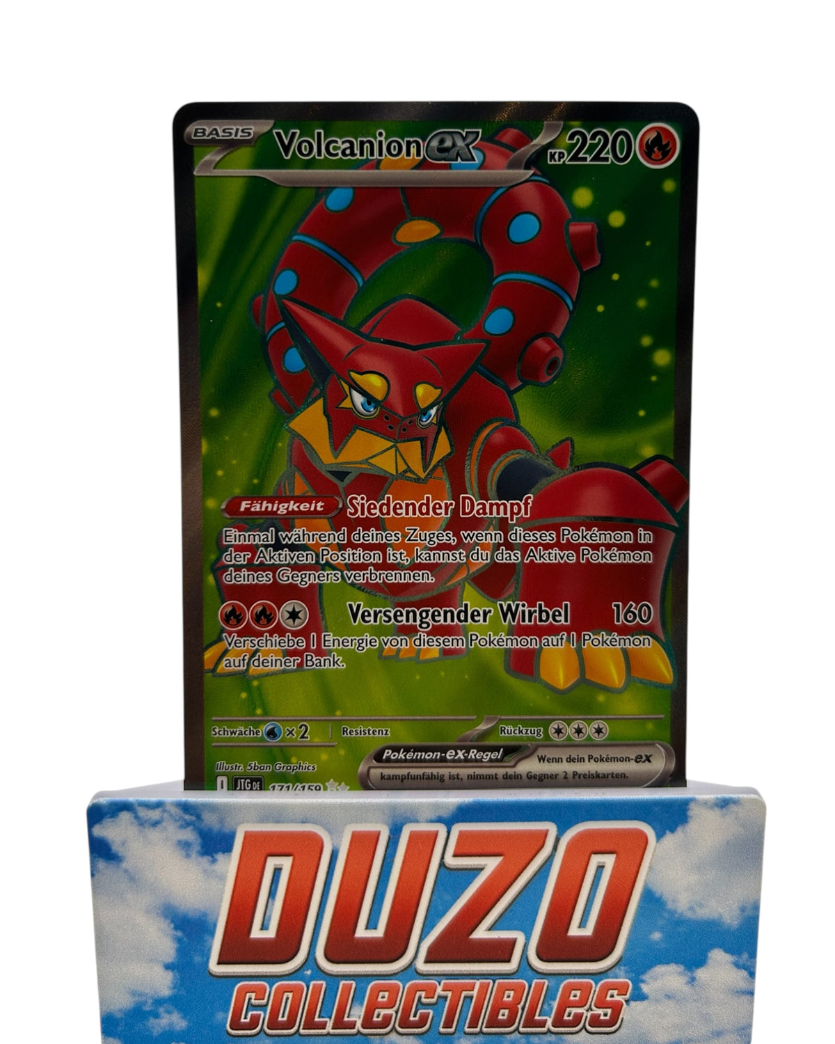 Volcanion EX Full Art 2025 Pokemon Journey Together No.171/159