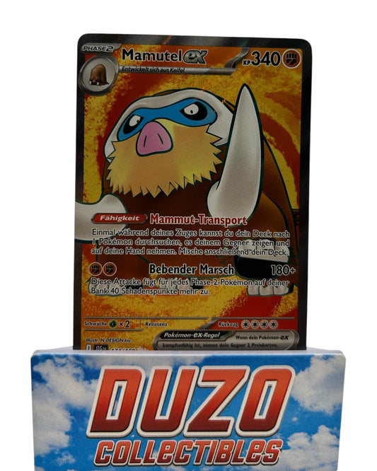 Mamutel EX Full Art 2025 Pokemon Journey Together No.174/159