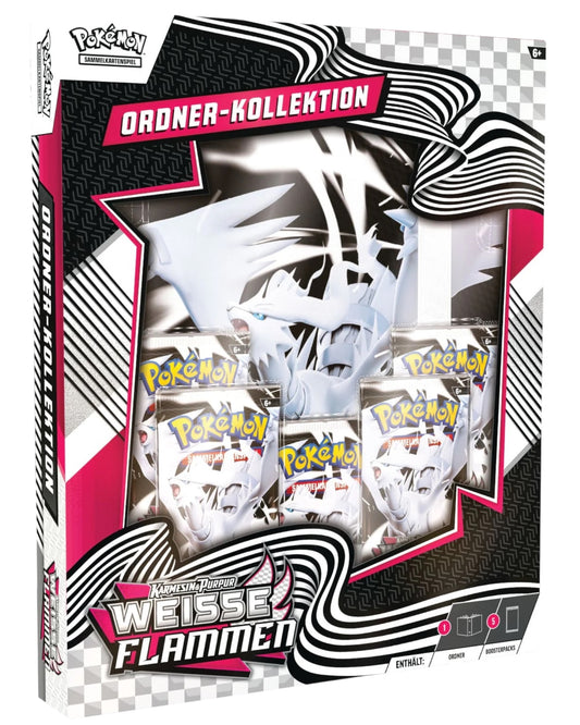 Weisse Flammen Ordner Kollektion 2025 Pokemon Karmesin&Purpor