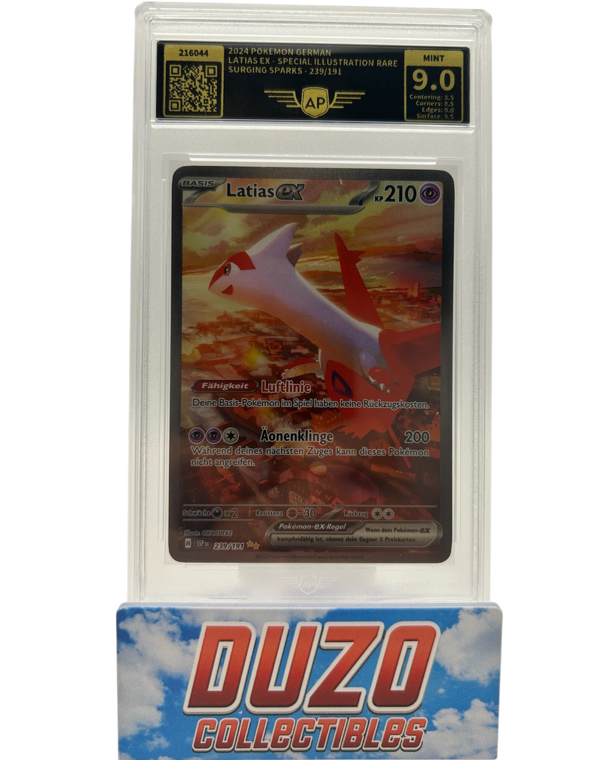 Latias EX Special Illustration Rare 2024 Pokemon Stürmische Funken No.239/191 AP9