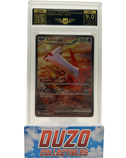Latias EX Special Illustration Rare 2024 Pokemon Stürmische Funken No.239/191 AP9