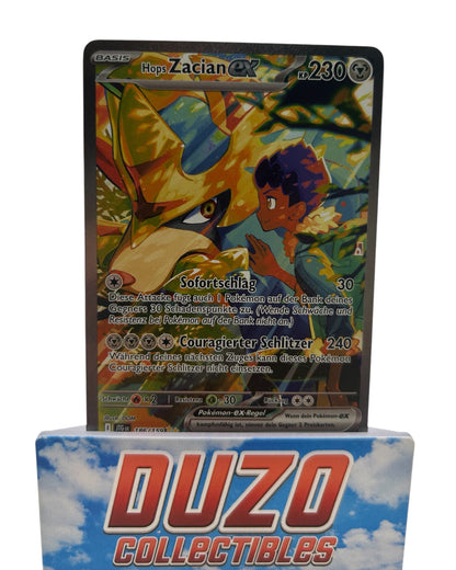 Hops Zacian EX Special Illustration Rare 2025 Pokemon Journey Together No.186/159