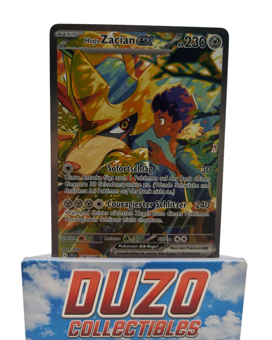Hops Zacian EX Special Illustration Rare 2025 Pokemon Journey Together No.186/159
