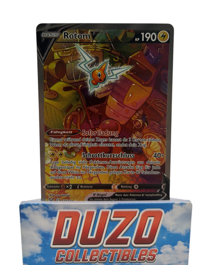 Rotom V Special Illustration Rare Pokemon Lost Origins No.177/196
