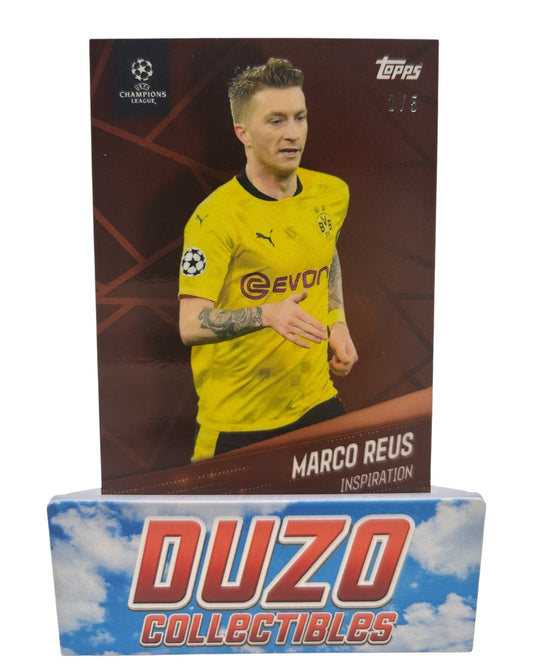 Marco Reus Inspiration Red /5 2021 Topps Champions League