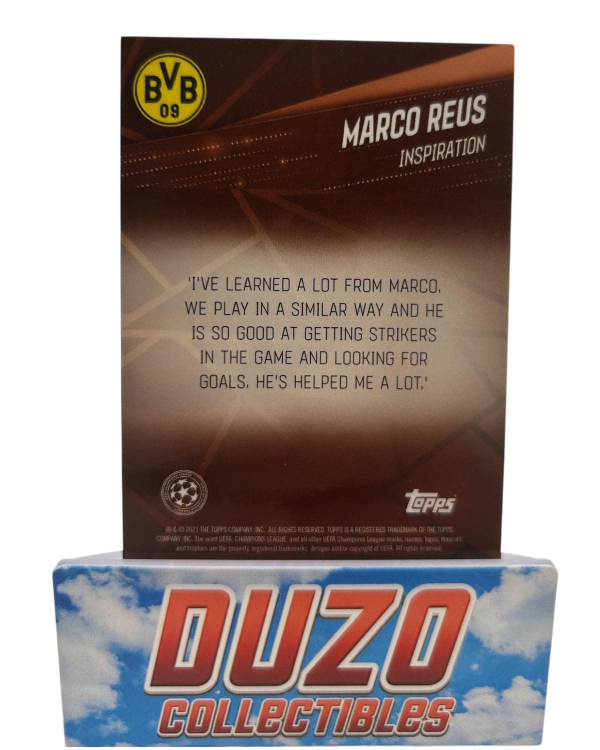 Marco Reus Inspiration Red /5 2021 Topps Champions League