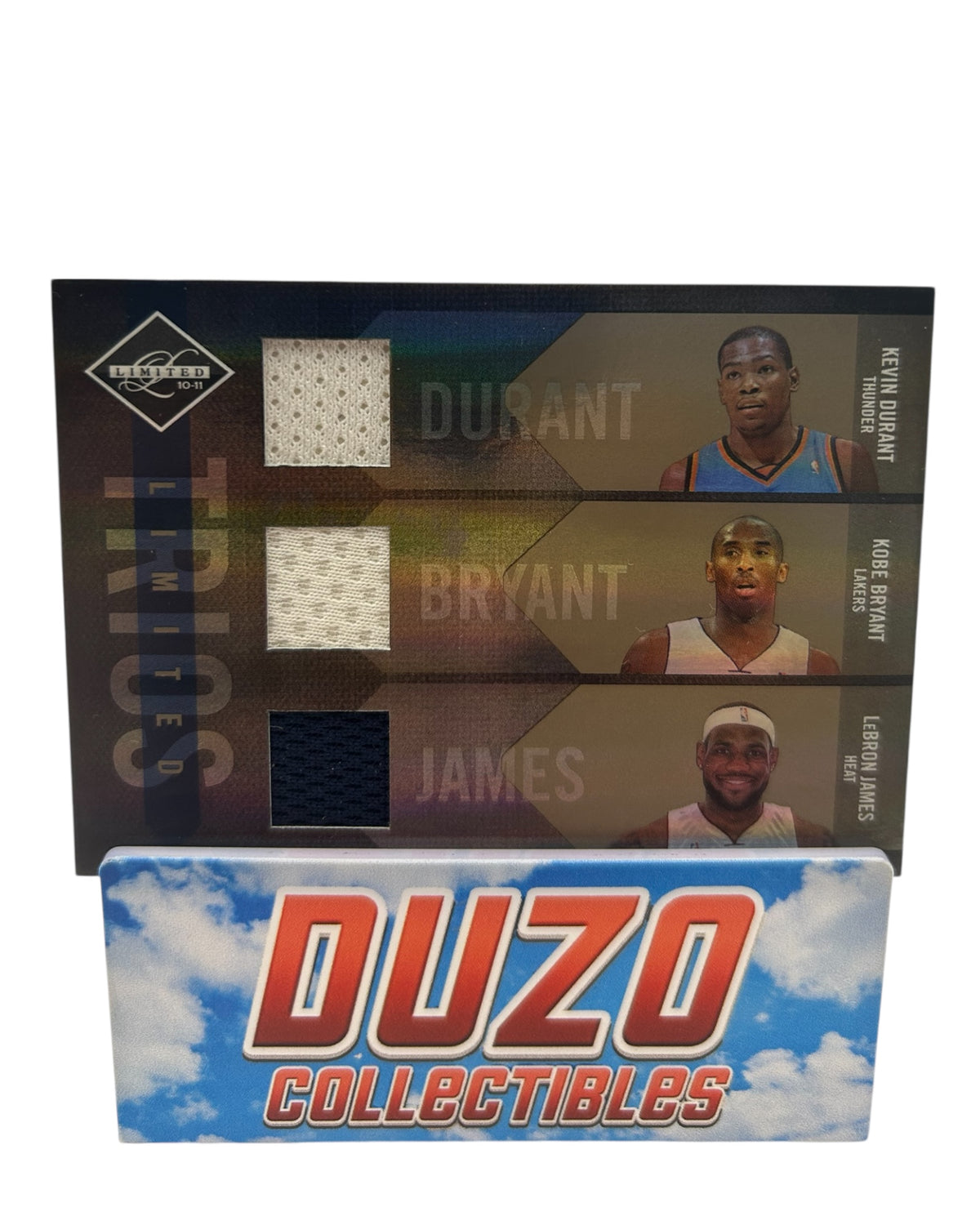 Lebron James / Kobe Bryant / Kevin Durant Triple Patch /49 2010 Panini Limited No.5