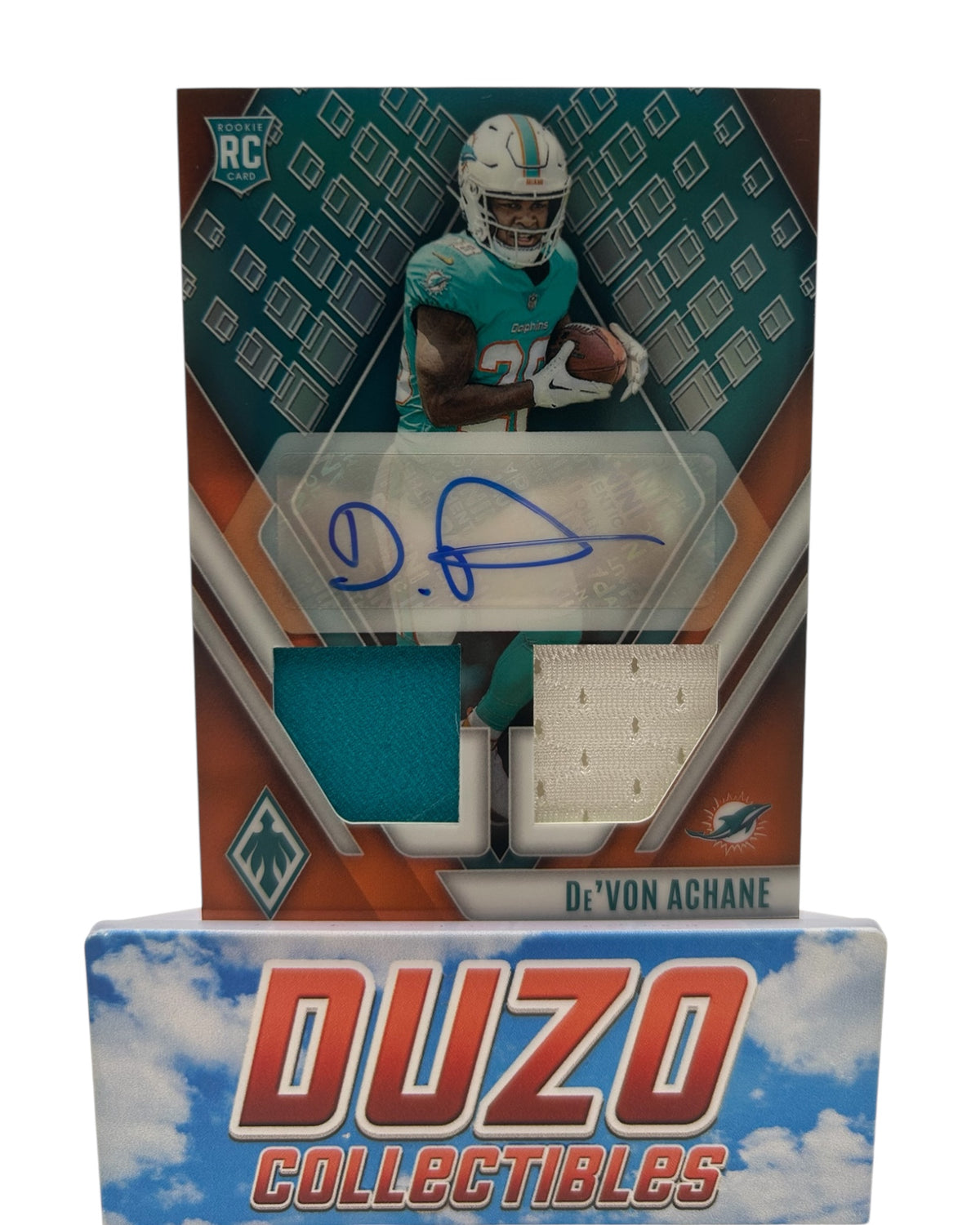 De'Von Achance Rookie Patch Auto Orange /125 2023 Panini Phoenix No.RAD-DA
