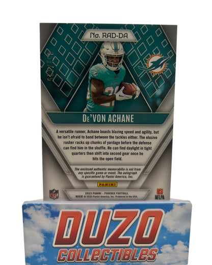 De'Von Achance Rookie Patch Auto Orange /125 2023 Panini Phoenix No.RAD-DA