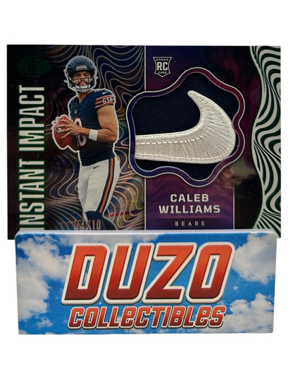 Caleb Williams Rookie Patch Nike Swoosh /10 2024 Panini Illusions No.II-CWS