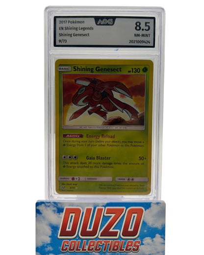 Shininig Genesect 2017 Pokemon Shininig Legends No.9/73 AOG 8.5
