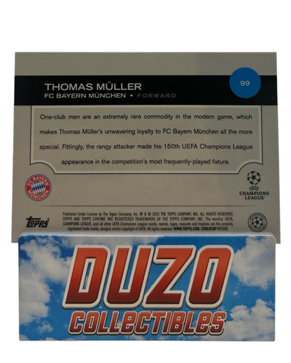 Thomas Müller Purple /299 2025 Topps Chrome Bundesliga No.99