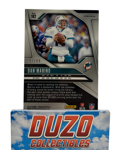Dan Marino Purple Power /49 2024 Panini Prizm No.182