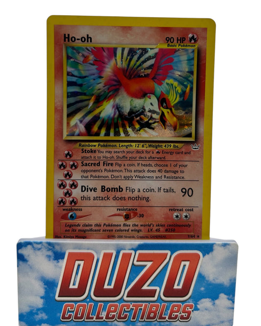 Ho-Oh Holo Pokemon Neo Revelation No.7/64