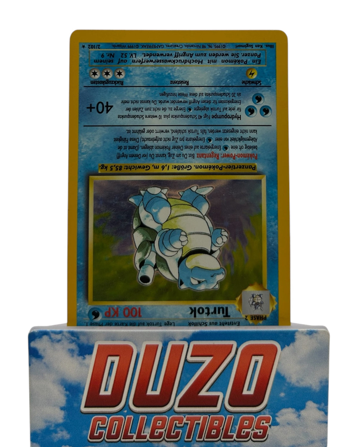 Turtok Holo 1999 Pokemon Base Set No. 2/102